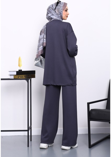 Antrasit Yan Cepli Omuz Parçalı Alt Çımalı Modal Takım fırsatları