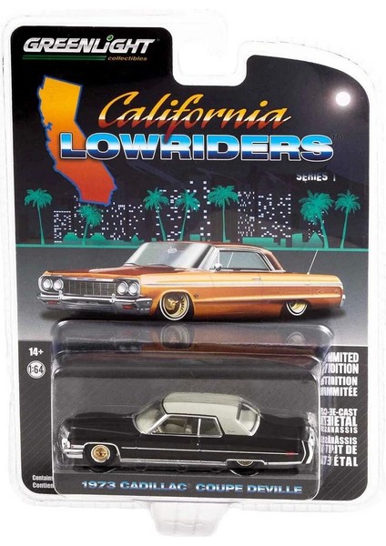 Greenlight 1/64 California Lowriders Series 1 1973 Cadillac Coupe Deville Kız Erkek Çocuk Oyuncak Eğ fiyatları