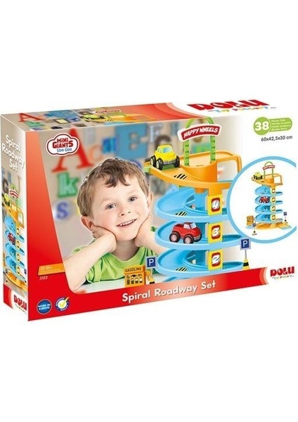 Dolu 38 Parça Spiral Yol Seti Kız Erkek Çocuk Oyuncak Eğitici Oyuncaklar fiyatları