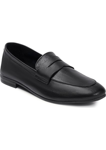 Siyah Loafer Hakiki Deri Kadın Ayakkabı fiyatları