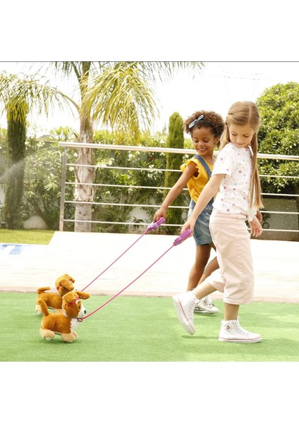 Yürüme Arkadaşım Peluş Köpek Latte Kız Erkek Çocuk Oyuncak Eğitici Oyuncaklar
