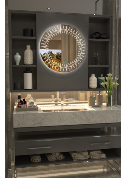 Sun LEDLİ Minimalist Özel Tasarım Ayna fırsatları