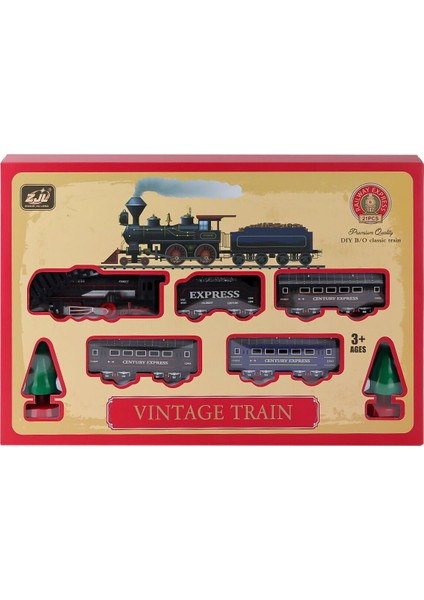 5299-72 Işıklı Tren 21 Parça Kız Erkek Çocuk Oyuncak Eğitici Oyuncaklar