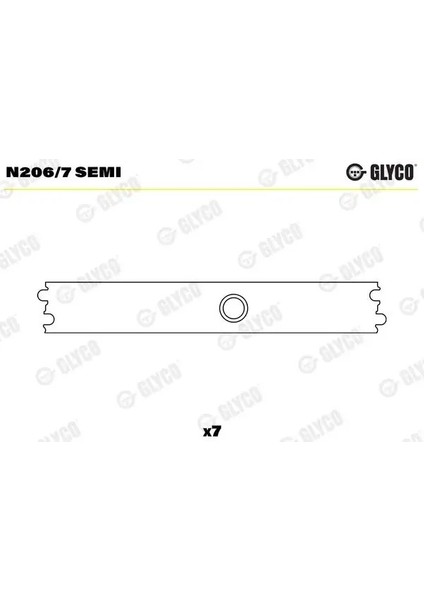 N2067SEMI Eksantrik Yatagi 5010295440