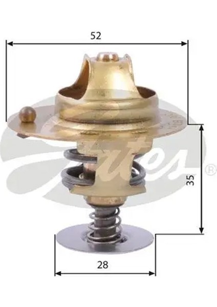 TH14178G1 Termostat 0619359B306 061935R0000 19300PM3003