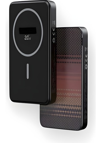 20W Hızlı Şarj Magsafe Powerbank | 5000MAH Taşınabilir Şarj Cihazı Type-C Giriş/çıkış