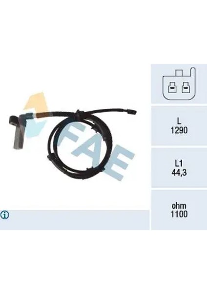 78068 Abs Sensoru Sol Arka 56027723