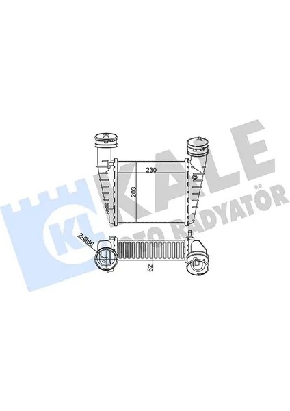 342700 Turbo Radyatoru 3B0145805D 8D0145805 8D0145805C