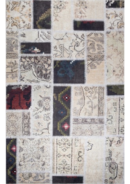 Bianca mt Eco Dijital Baskı Makinada Yıkanabilir Kaymaz Taban Dekoratif Halı Bej Desenli 38620 fiyatları