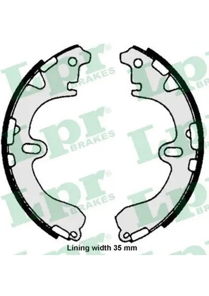 06720 Arka Fren Balatasi 0049712080 0404712061 0404712070