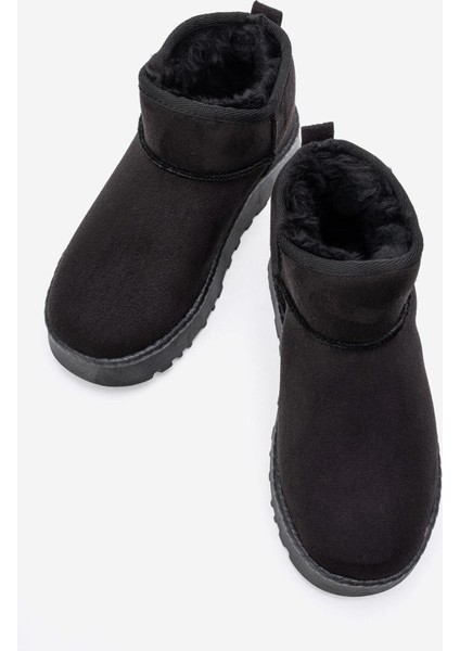 Alçak Tabanlı Mini Bot SİYAH indirimleri