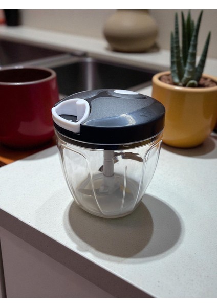 Manuel Ipli Rondo – 13X15 cm Pratik Sebze & Meyve Doğrayıcı | El Rondosu, Soğan Doğrayıcı, Salata Hazırlama Yardımcısı (Kırmızı)