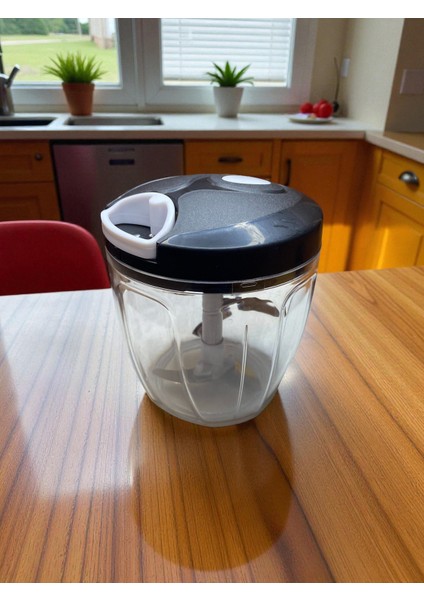 Manuel Ipli Rondo – 13X15 cm Pratik Sebze & Meyve Doğrayıcı | El Rondosu, Soğan Doğrayıcı, Salata Hazırlama Yardımcısı (Kırmızı)