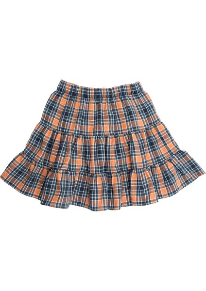 3 Kat Volanlı Ekose Kışlık Kız Çocuk Etek fiyatları