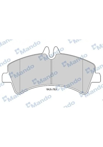 MBF015040 Arka Fren Balatasi 2E0698451A 2E0698451B 2E0698451G