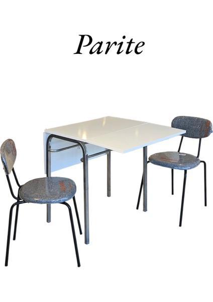 Table Plıante Beyaz Katlanır Kanatlı Masa