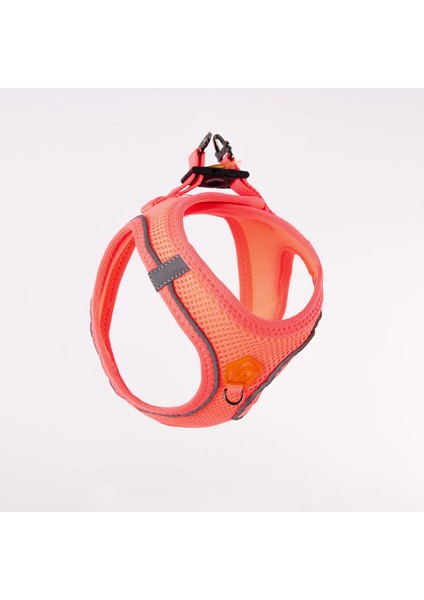 Neon Pembe Airmesh Kedi Köpek Göğüs Tasması