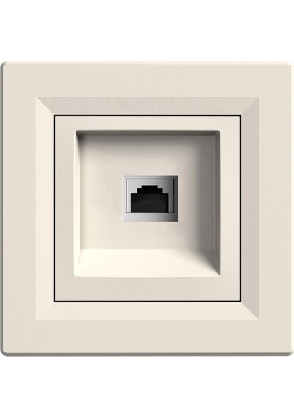 RJ11 Telefon Prizi Tekli Krem Schneıder 3107-131-0001