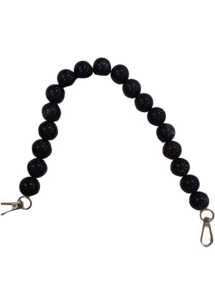 Çanta Askısı 40 cm Akrilik Yuvarlak Kahverengi