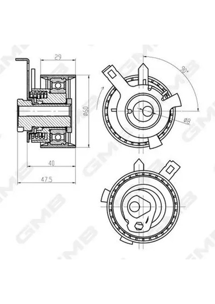 GTB0290 Triger Gergi Bilyasi 1000159 1072031 1107573