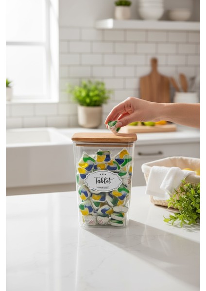 Premium Series Tablet Kavanozu 2000ML fırsatları