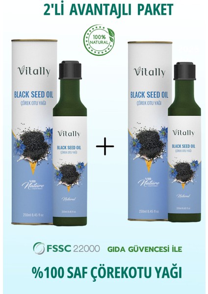 Çörekotu Yağı 250 ml 2'li