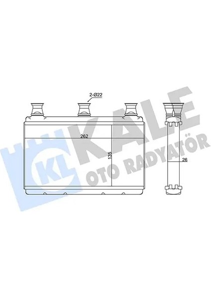 352075 Kalorifer Petegi 64116933921 64116933922 64119159033