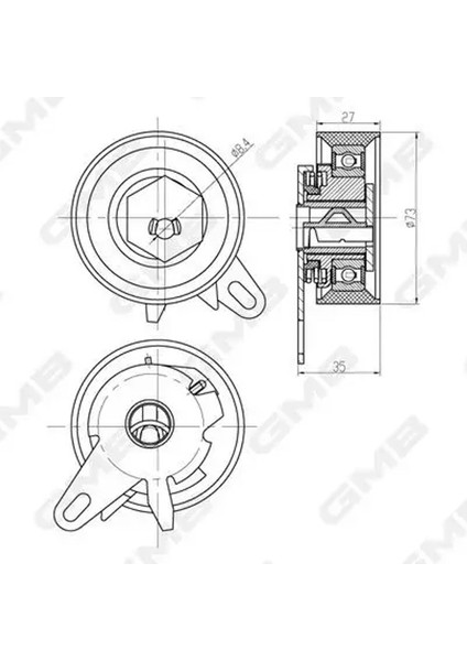 GTB0460 Triger Gergi Bilyasi 074109243E 074109243M 8677053