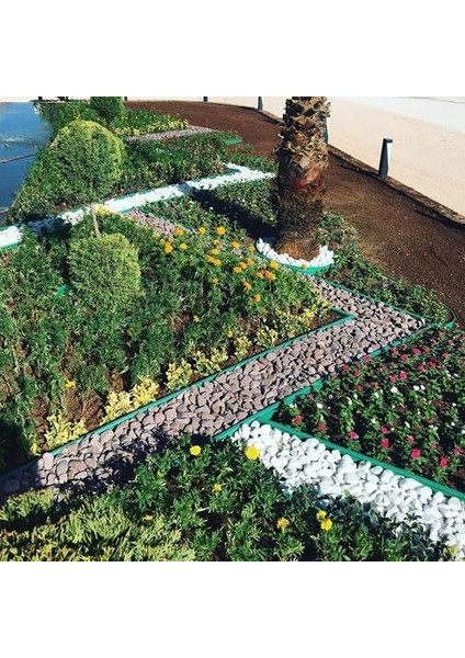 Mgf Çim Ayırıcı Esnek Plastik Çim Sınırlayıcı Bordür Taş Toprak Ayıracı Yeşil fırsatları