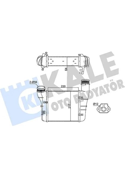 352430 Turbo Radyatoru 8E0145805AA 8E0145805T
