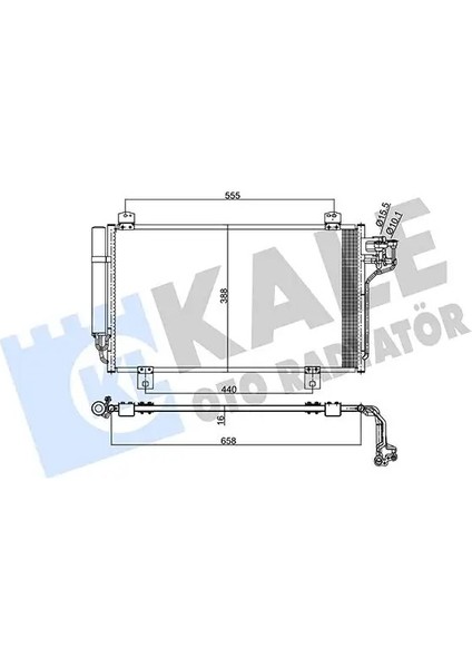 345495 Klima Radyatoru BJS861480 GHR161480 GHR161480A