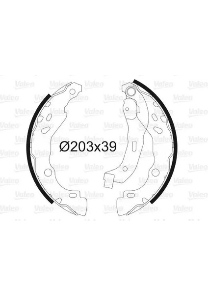 562810 Arka Fren Balatasi 440609415R 6001551409 7701206429