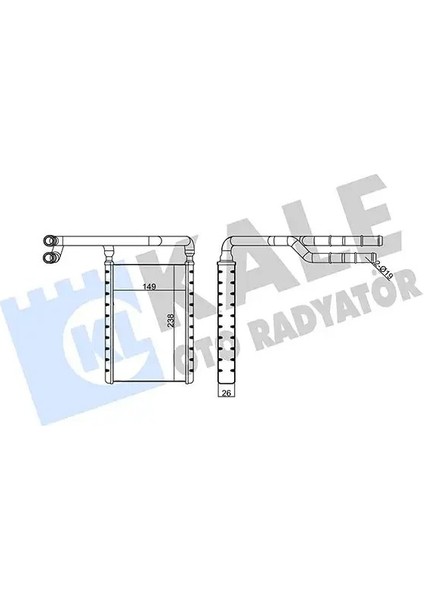 355205 Kalorifer Petegi 1768439 2008790 BK2118B539AA