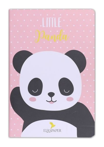 Panda Little Pembe Defter