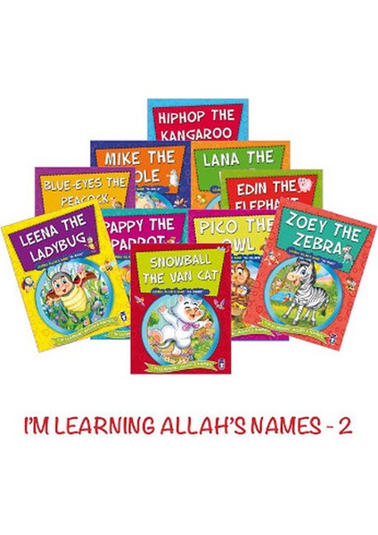 Allahın Isimlerini Öğreniyorum - 2 (10 Kitap Set)