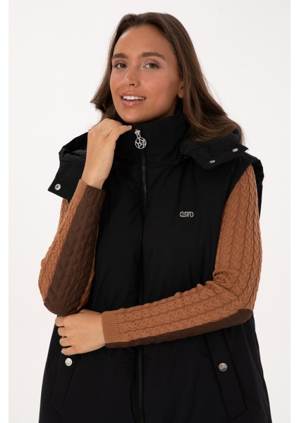 Kadın Siyah Yelek (Dokuma) 50308613-VR046 fiyatları