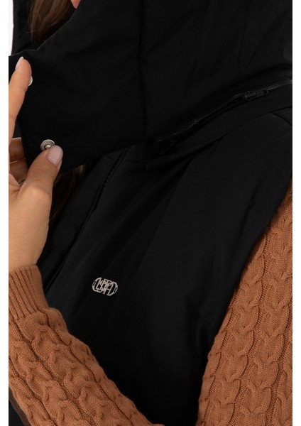 Kadın Siyah Yelek (Dokuma) 50308613-VR046