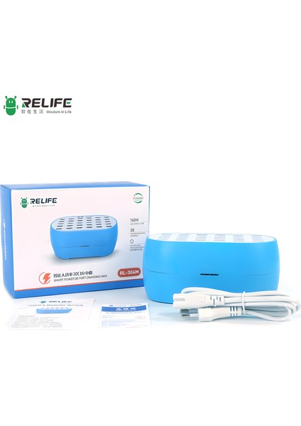 Relıfe RL-304M | 160W Yüksek Güç 30 Port Akıllı Endüstriyel Şarj Istasyonu (Telefon/tablet) fırsatları