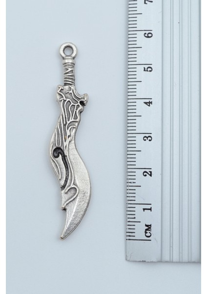 Lol Savaş Kılıcı Gümüş Kaplama Deri Ip Kolye modelleri