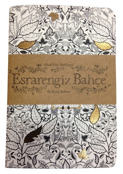 Esrarengiz Bahçe Üçlü Defter Seti 11X15CM