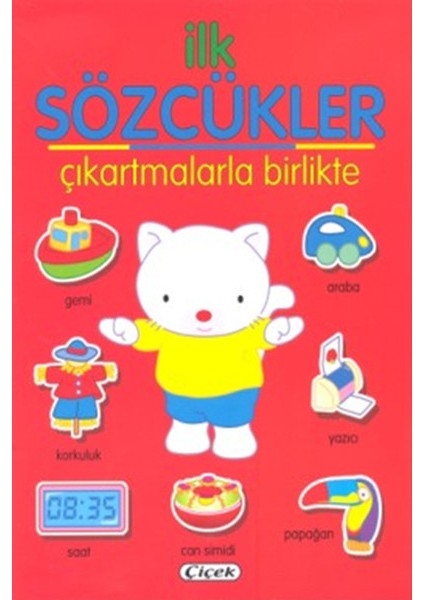 Ilk Sözcükler - Çıkartmalarla Birlikte Kırmızı