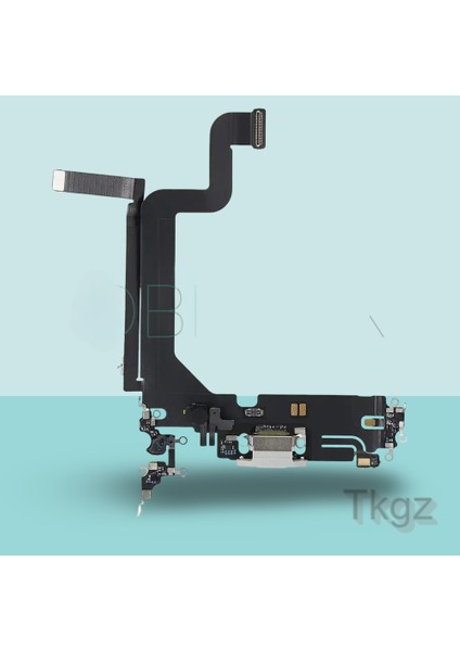 Apple İphone 14 PRO MAX Full Şarj Soketi Filmi FLEX Orjinal (GÜMÜŞ)