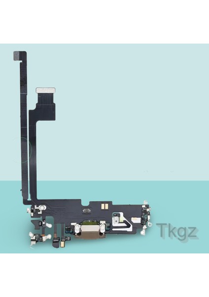 Apple İphone 12 PRO MAX Full Şarj Soketi Filmi FLEX Orjinal (GOLD)
