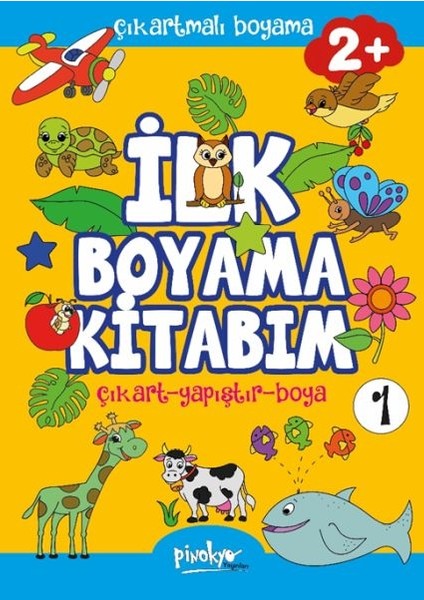 Çıkartmalı Ilk Boyama Kitabım 2+ Yaş-1