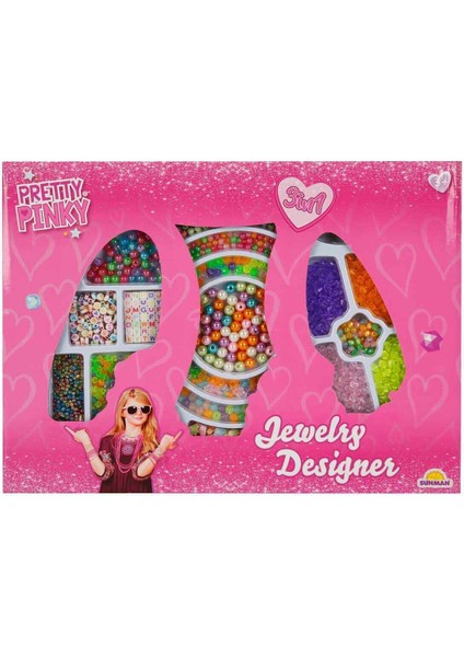 Sunman Oyuncak Hobi Set Takı Yapımı Boncuklu 3in1 S00033801