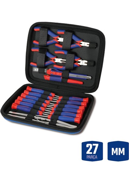 WP209007 27 Parça Profesyonel Hassas Tamir/bakım Alet Seti