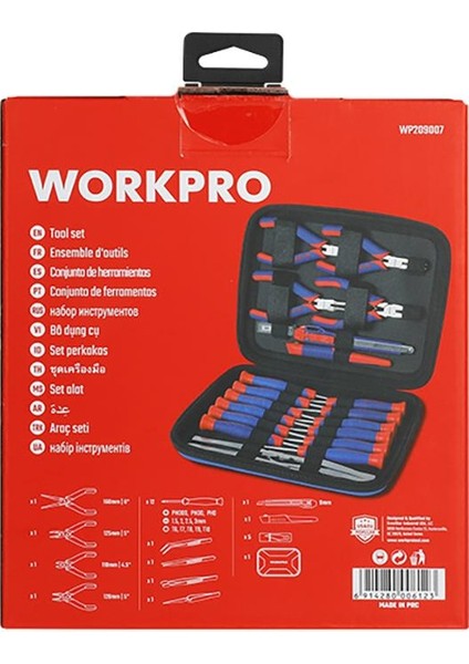 WP209007 27 Parça Profesyonel Hassas Tamir/bakım Alet Seti indirimleri