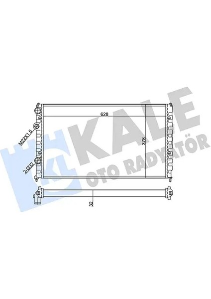 348260 Motor Radyatoru 1HM121253D 6K0121253AA 6K0121253AL