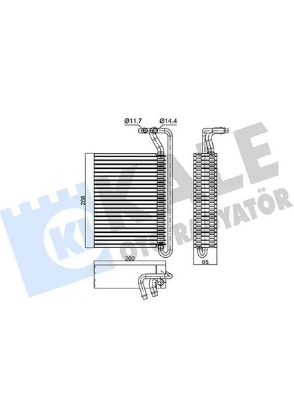 350115 Klima Radyatoru 64118372772 64118384251 64119135744