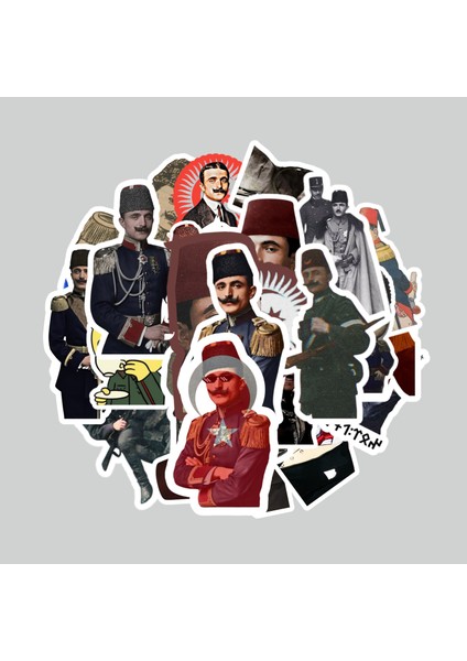 Enver Paşa Sticker Paketi -Bullet Journal - Ajanda - Planner - Defter - Laptop Etiket Çıkartma Çok Renkli 10 x 15 Paket Boyutu 3 x 5 cm Stickerlar Paket Içeriği 25 Adet Dadi Ramba Sticker fiyatları